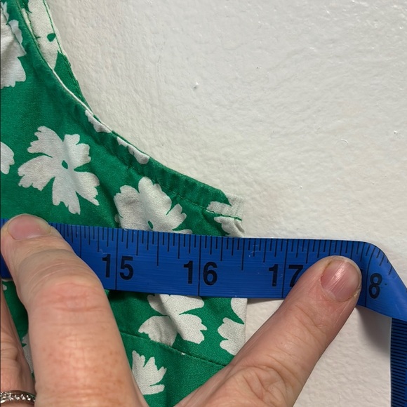 J. Crew Green Button Down Sleeveless Polo Shirt - Picture 8 of 10